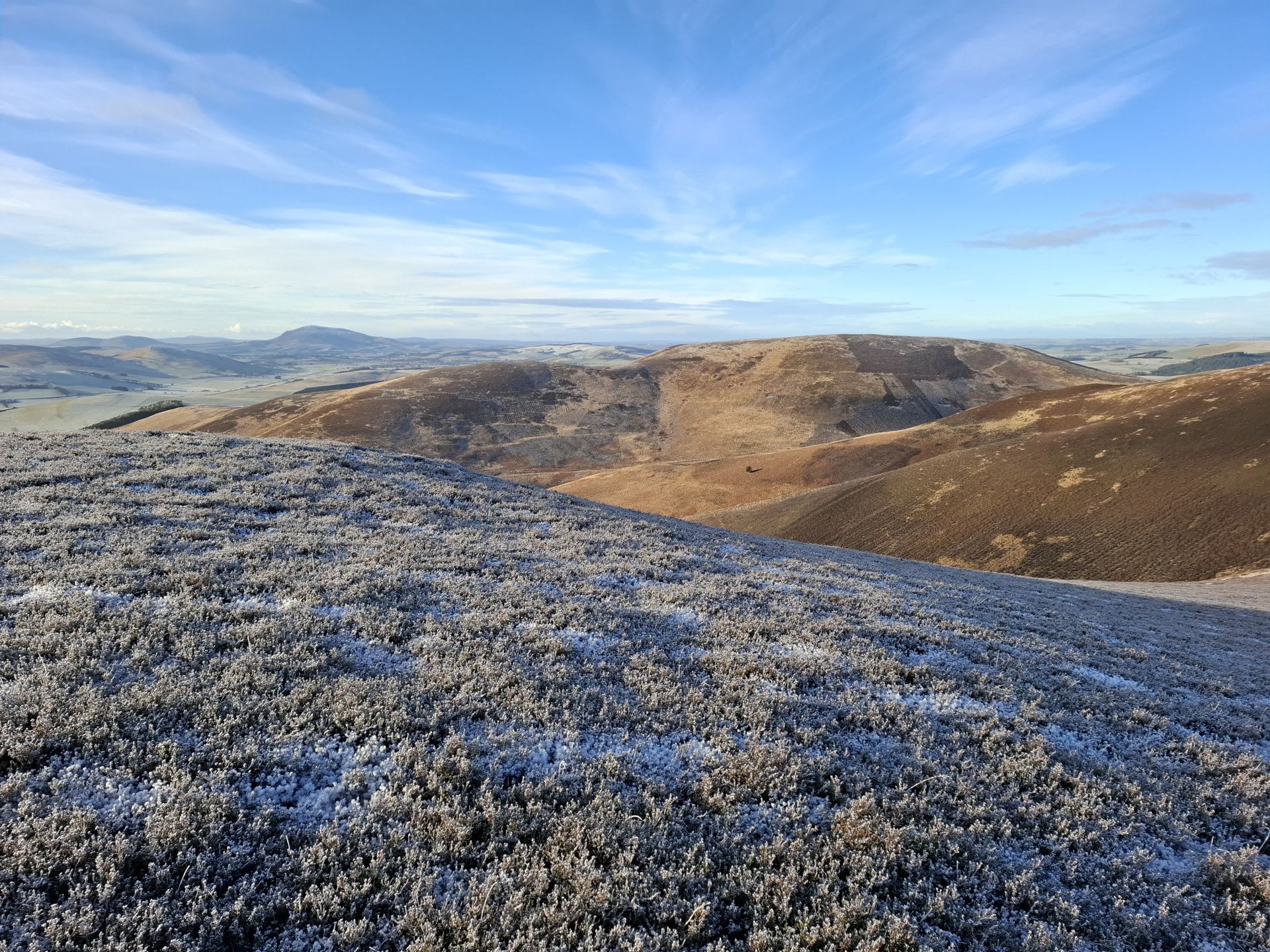 View from Trahenna hill