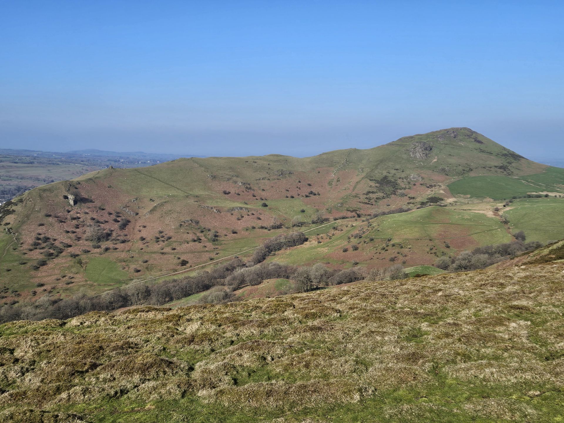 Caer Caradoc from Hope Bowdler Hill