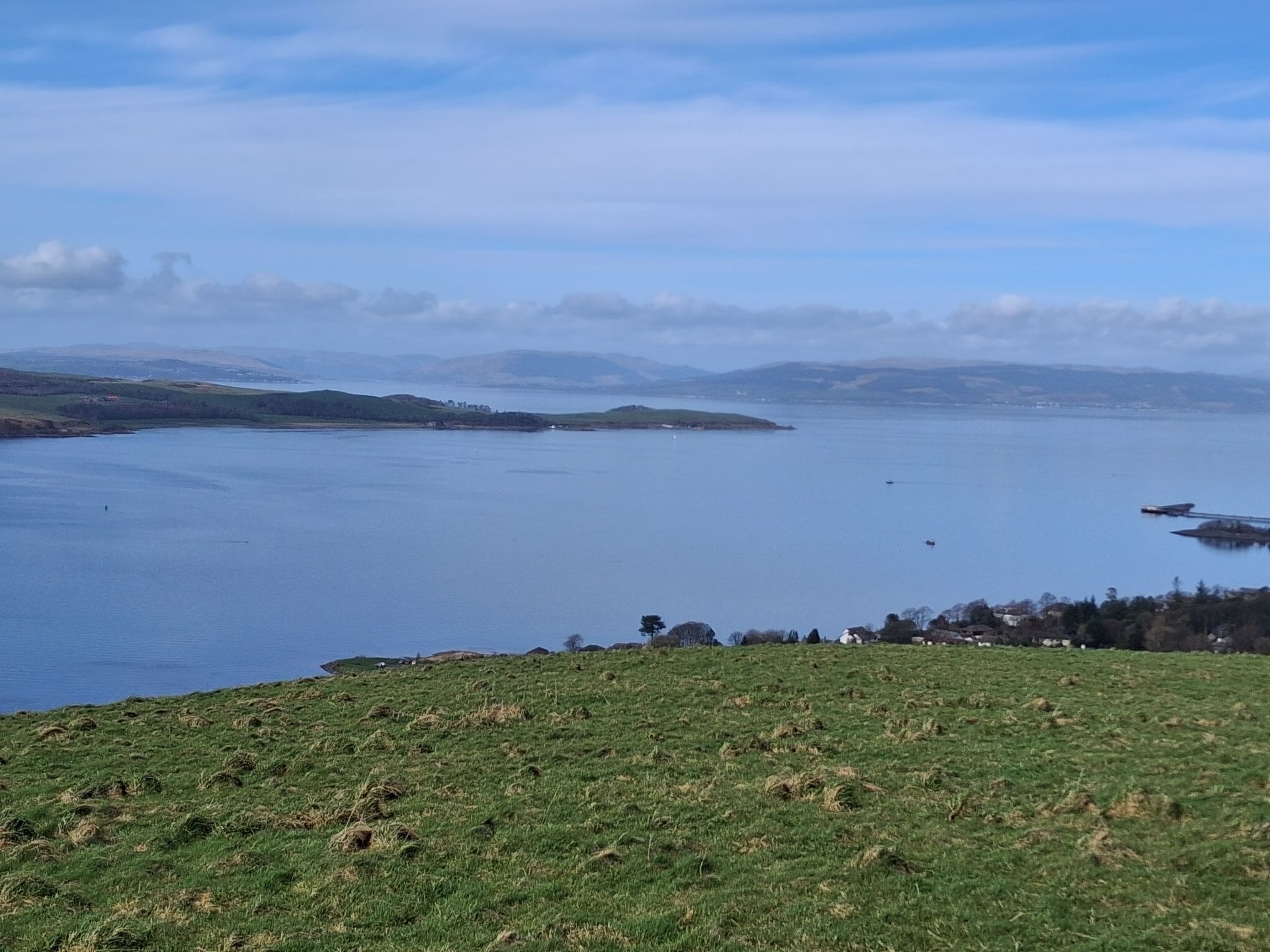 Clyde coast view from Diamond Hill