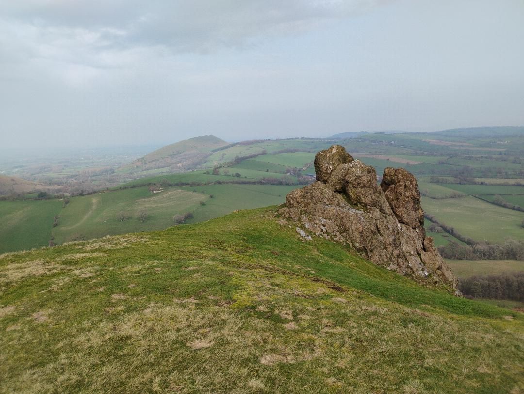 View of The Battlestones rocks.