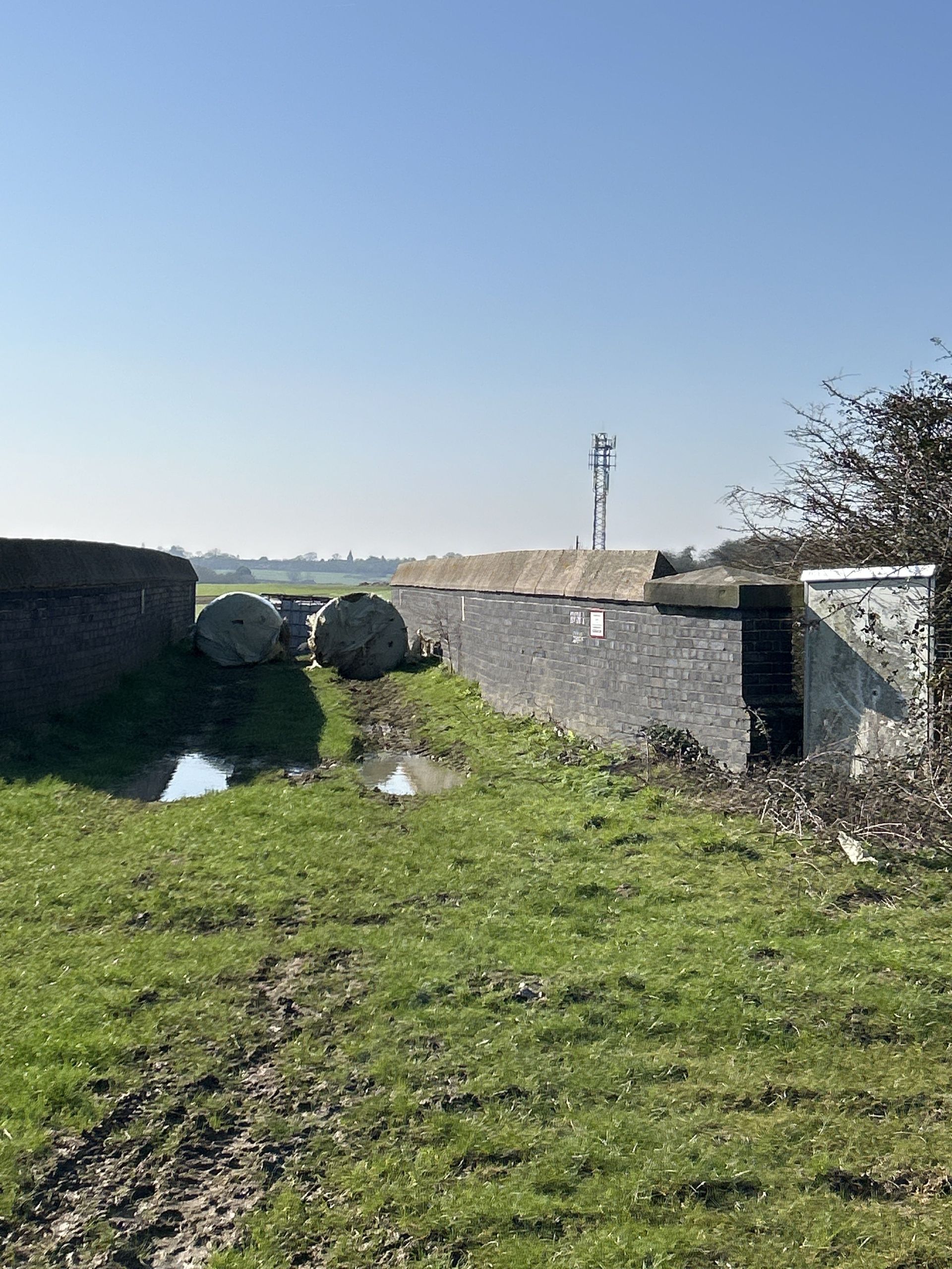 Blocked bridge to stop vehicles