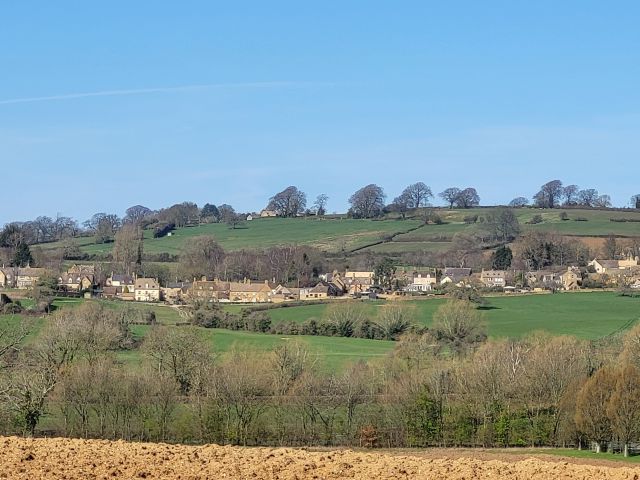 Distant view of Ebrington