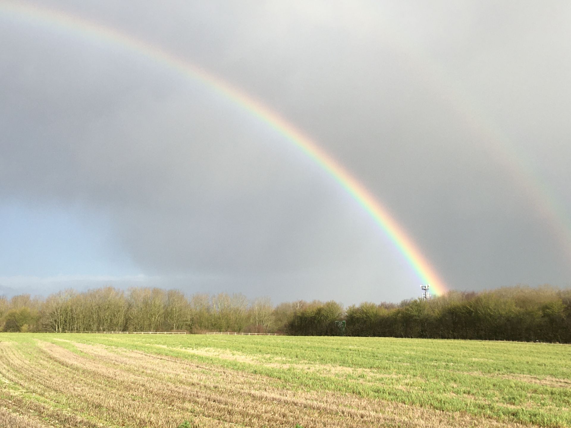 Rainbow over Downs