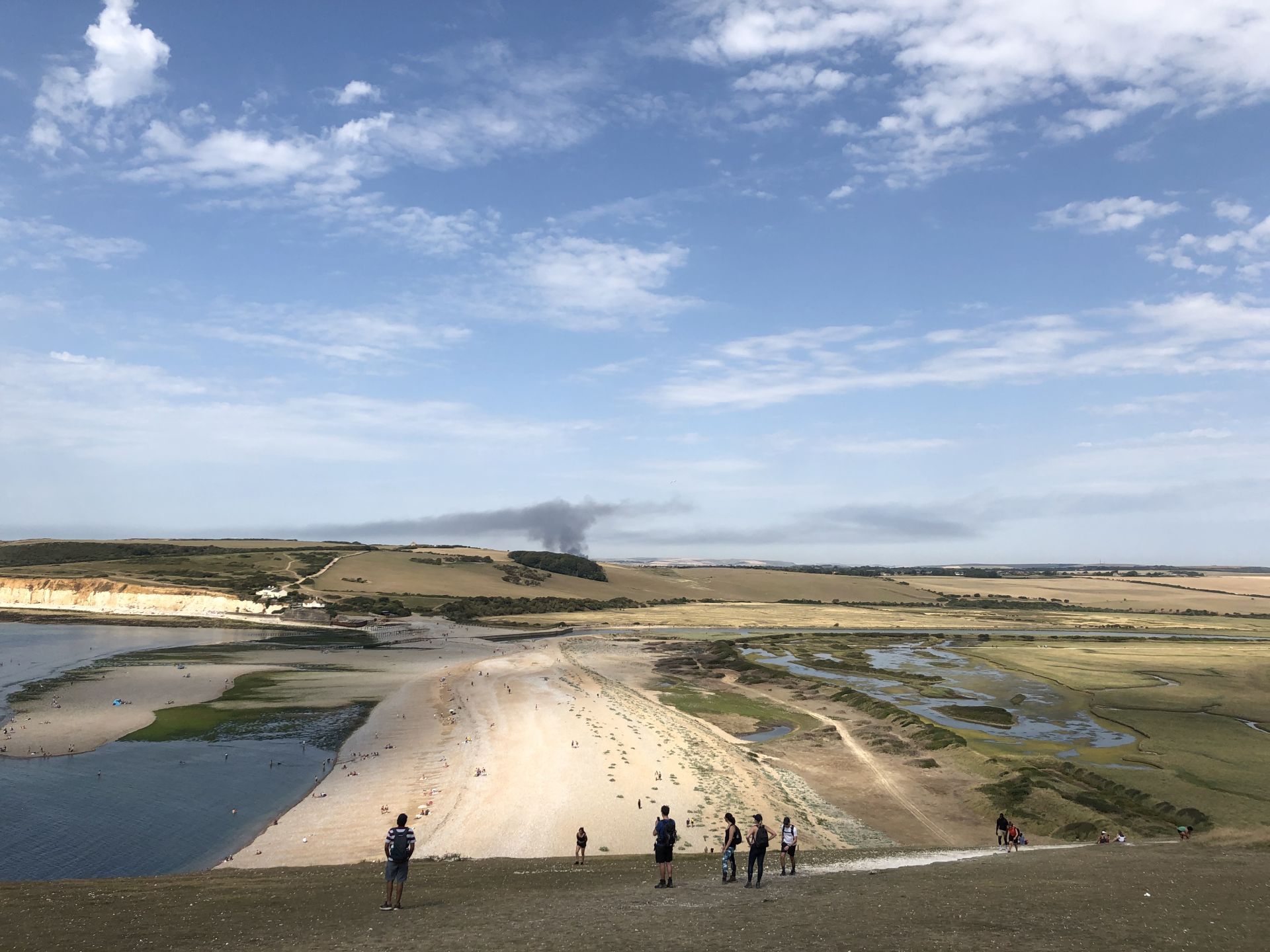 Looking over Cuckmere Haven
