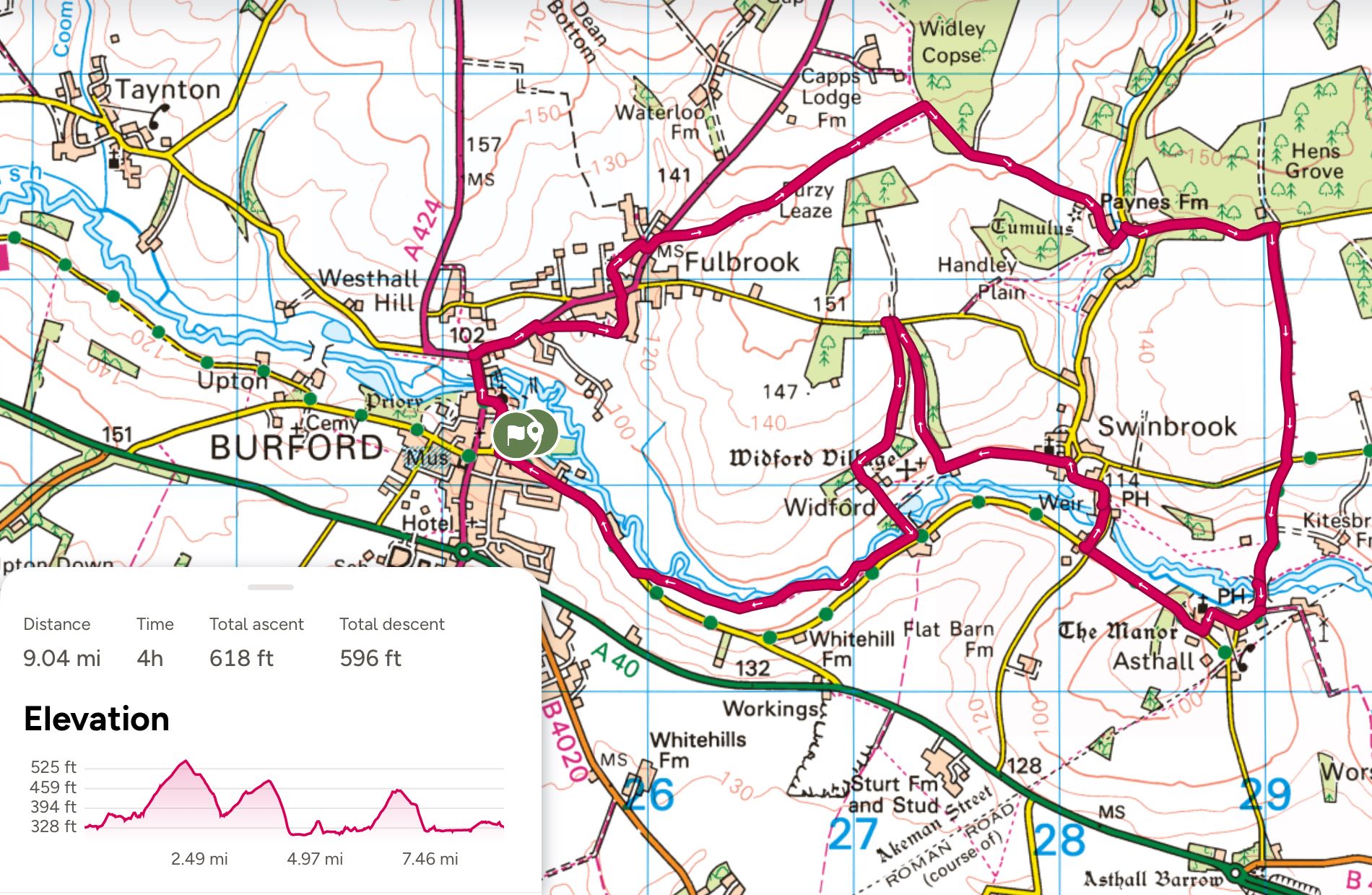Burford map