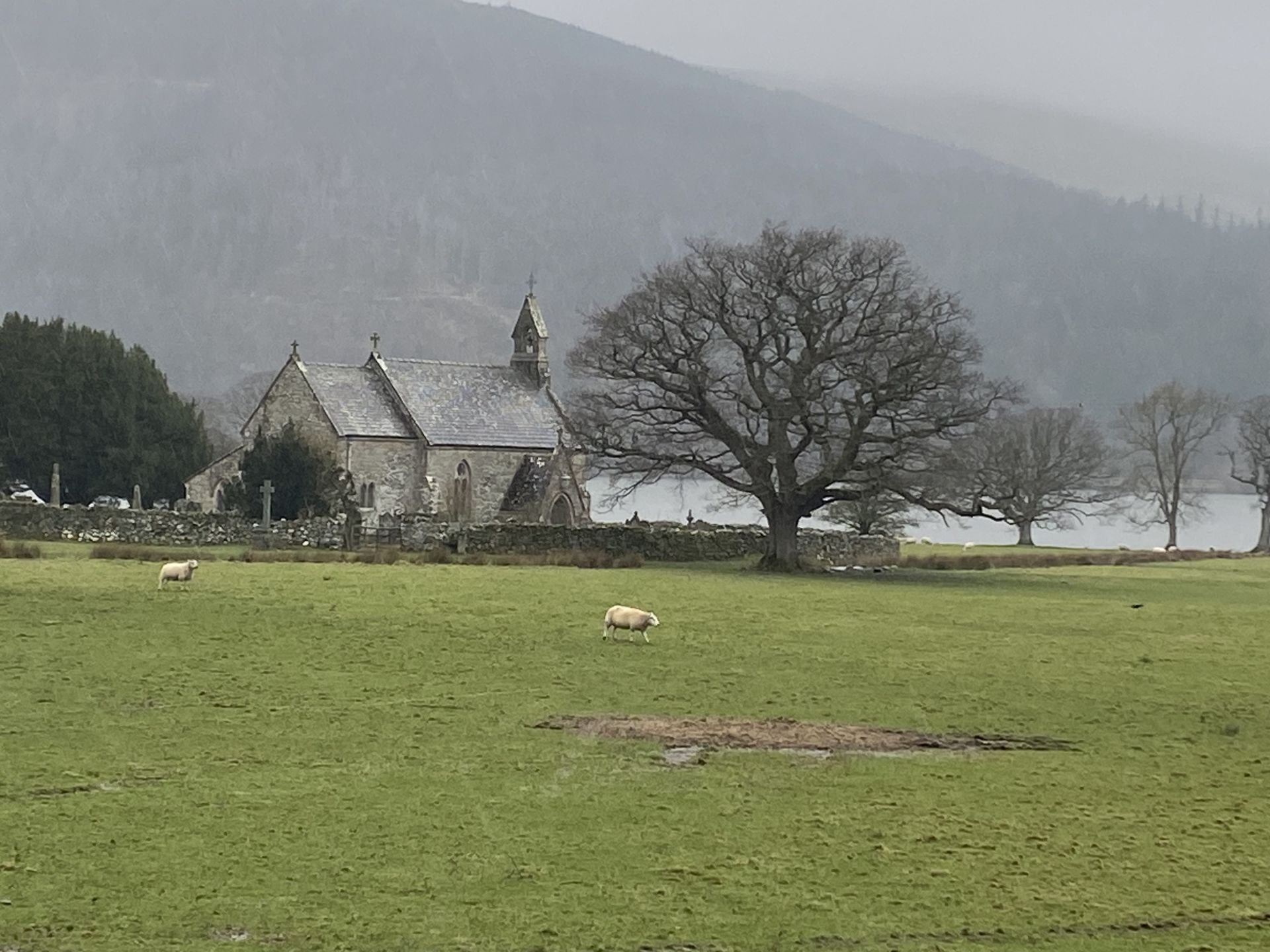 Approach to St Begas Church