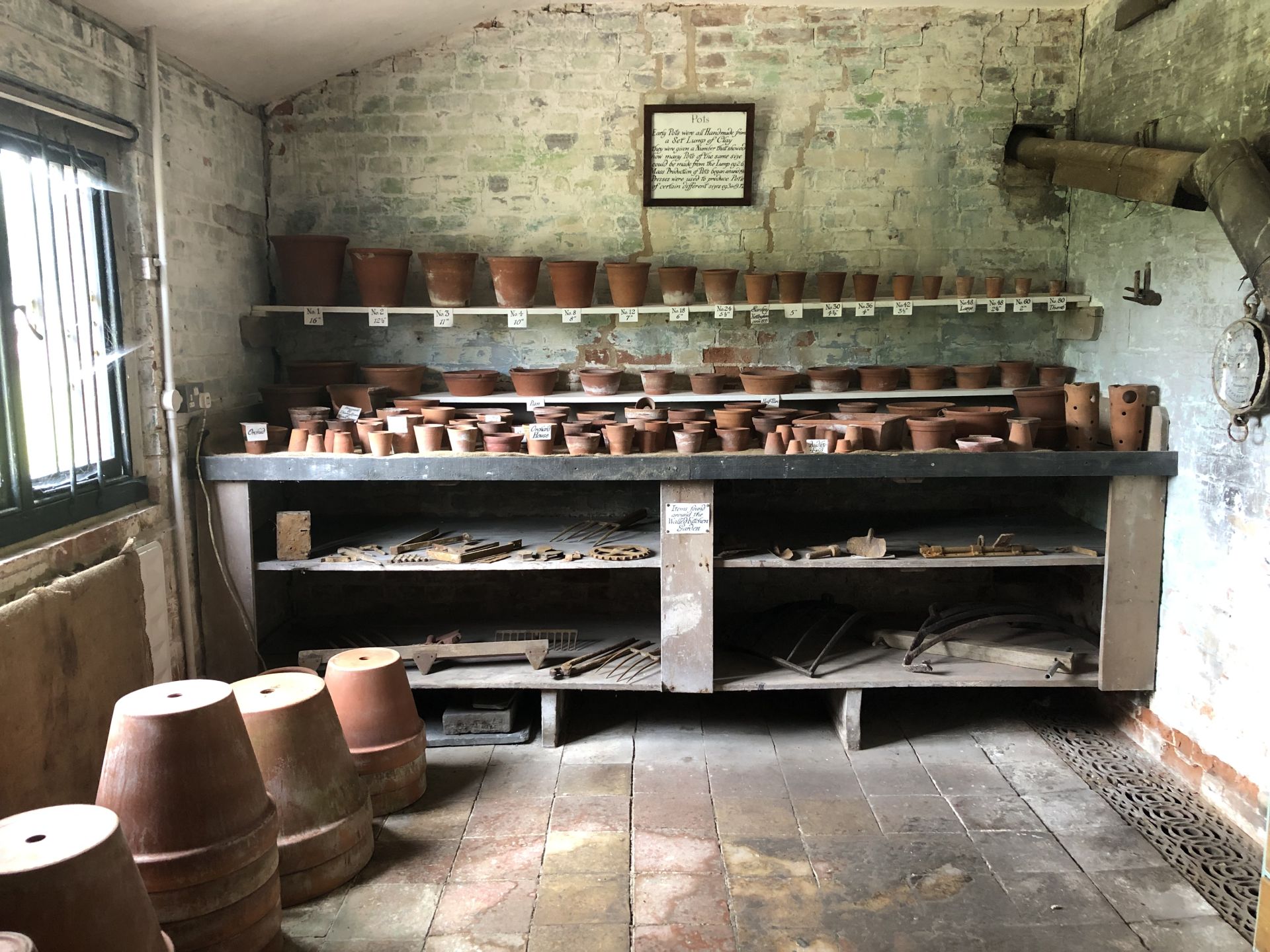 Audley End House potting shed