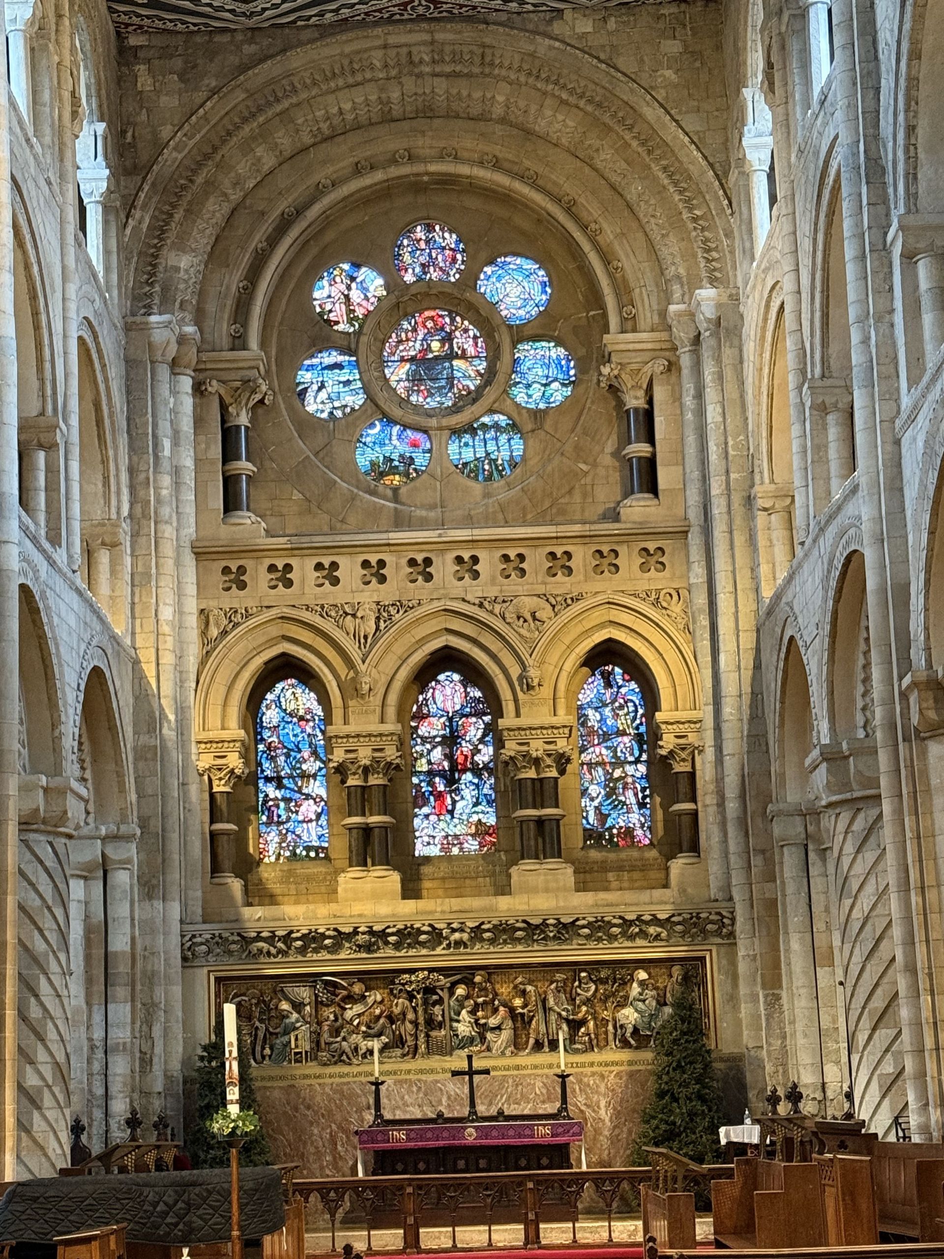 Inside Waltham Abbey