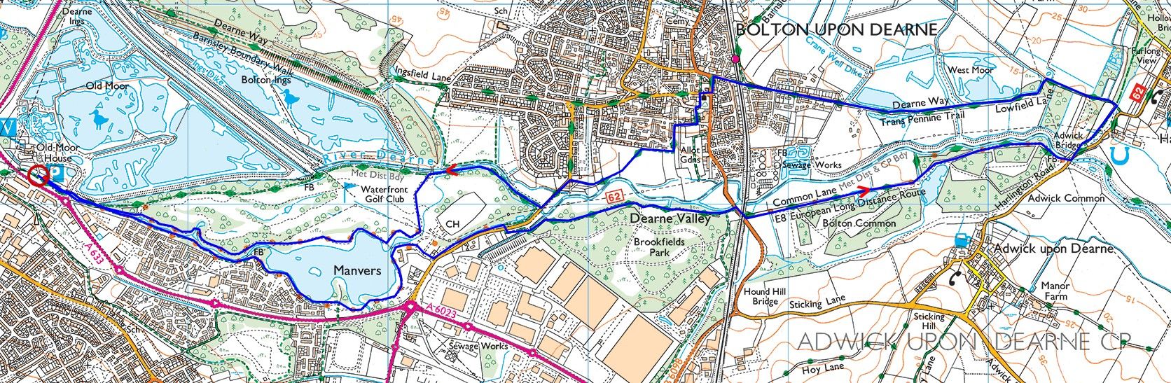 RSPB Old Moor to RSPB Adwick Washlands - Ramblers