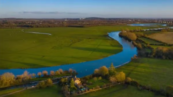 A photo of Port Meadow