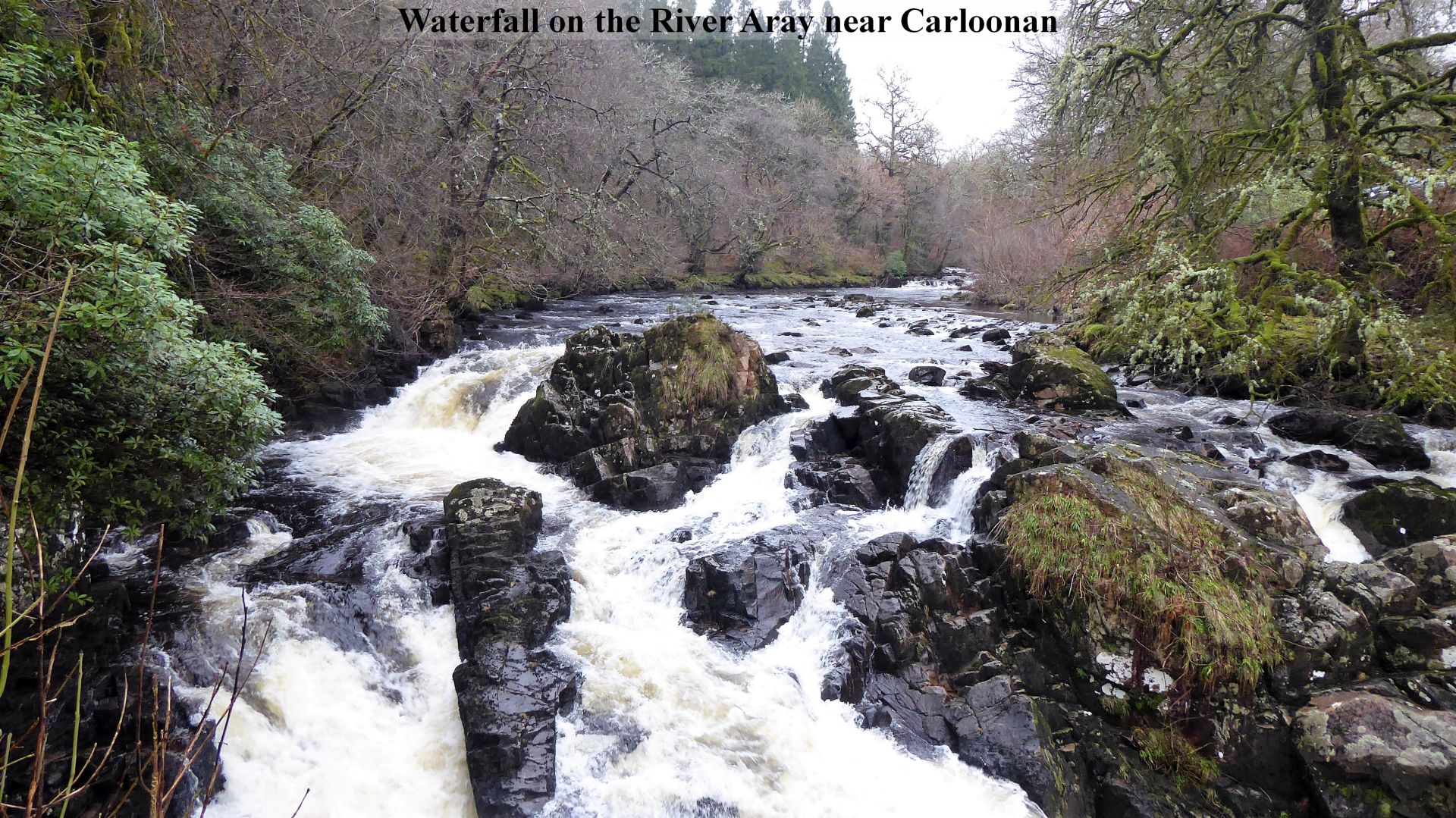 Waterfall on the River Aray near Carloonan