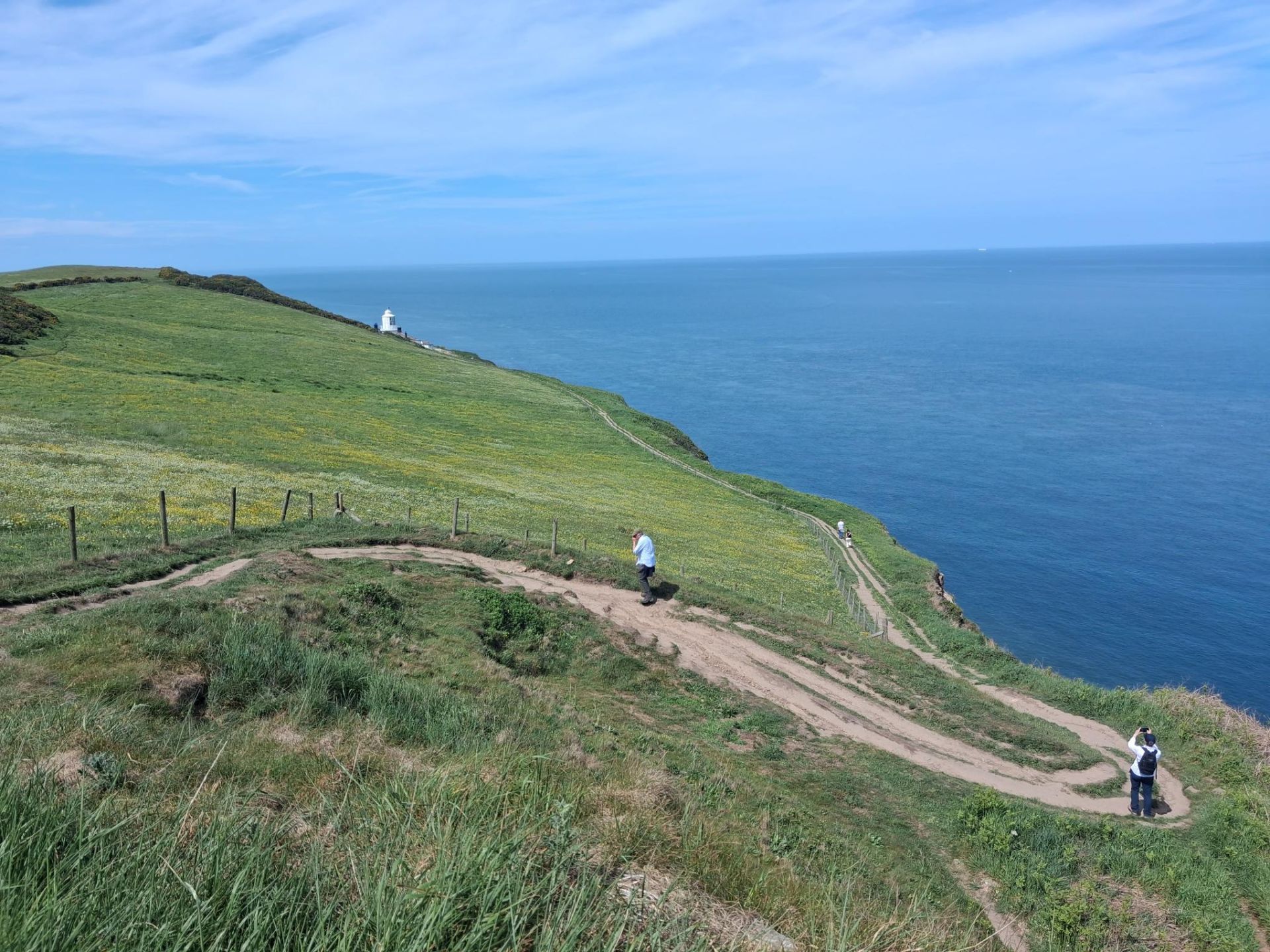 Whitestone Lighthouse Ravenscar to Whitby to celebrate the opening of the King Charles 111 ...
