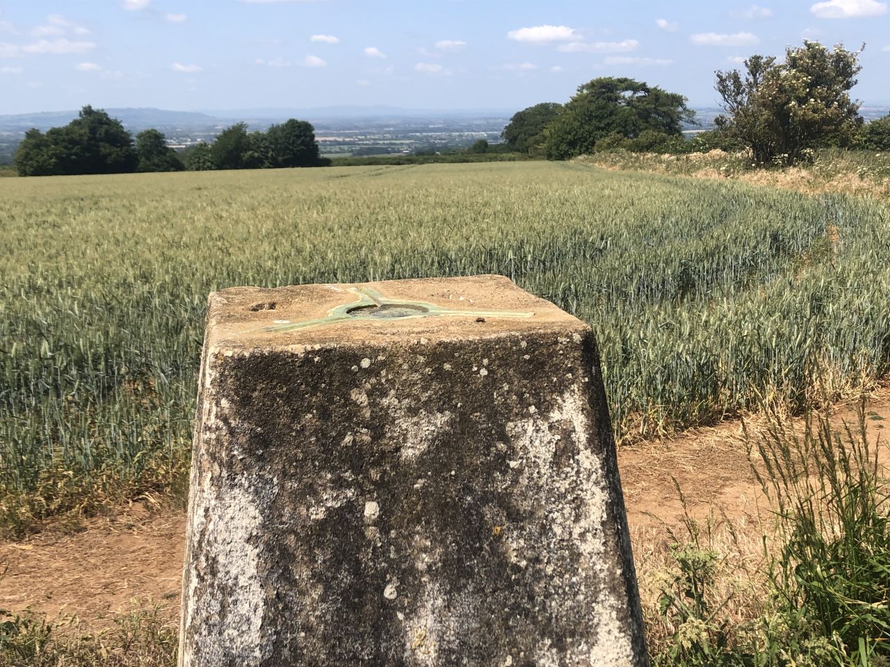 Ebrington hill trig point