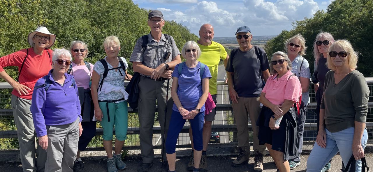Walking group at Great Offley