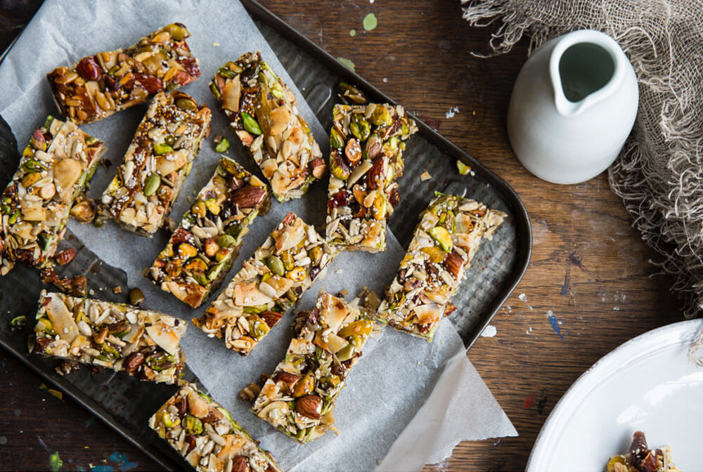 Baked breakfast bars