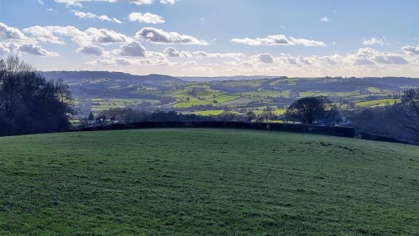 View looking towards the Skirrid & Sugarloaf.