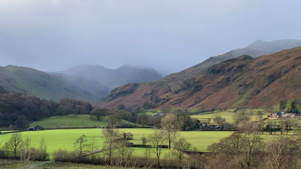 View from track from Hartsop