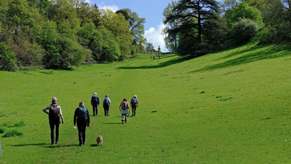 Climbing up to Hidcote