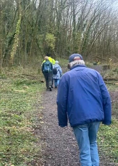 A group of walkers