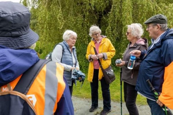 A group of walkers