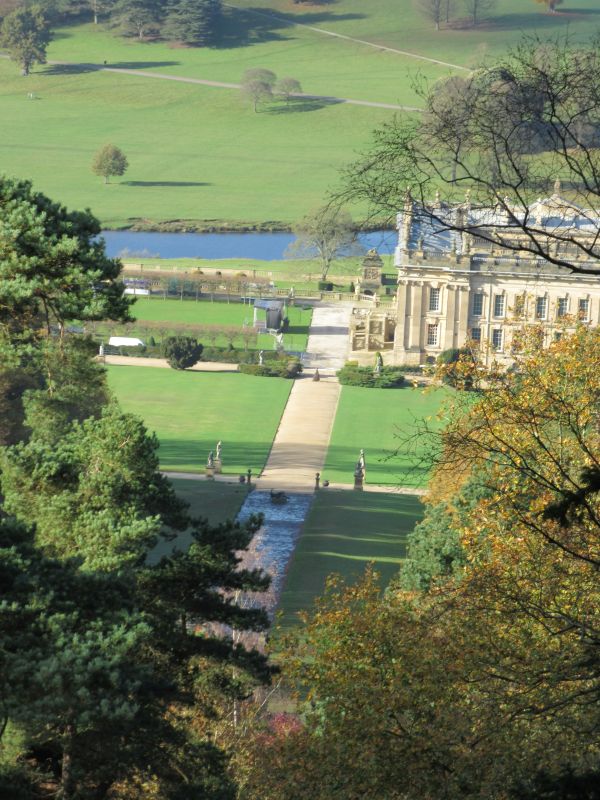 Chatsworth House from Aquaduct