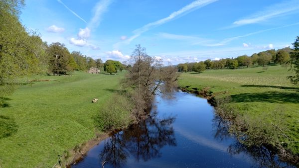 The River Derwent in Chatsworth