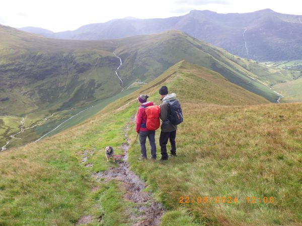 walkers on Knott Rigg