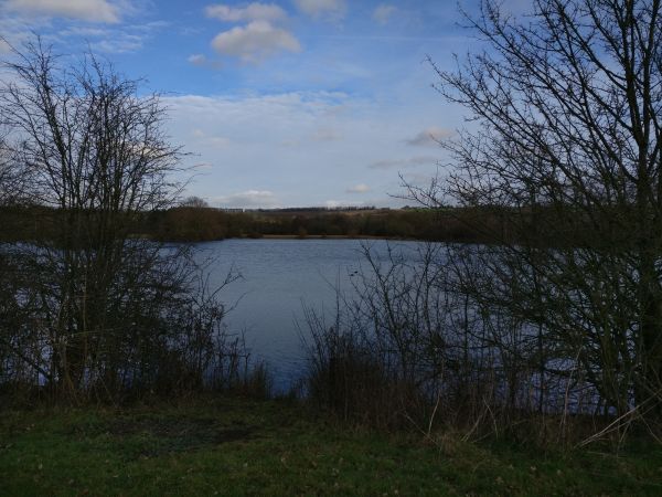 View over a lake