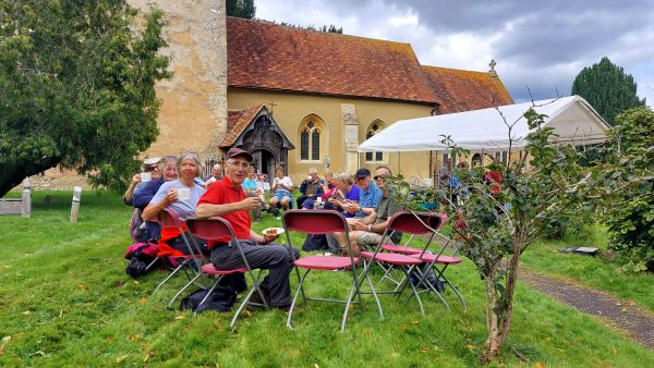 Teatime at Fingest church