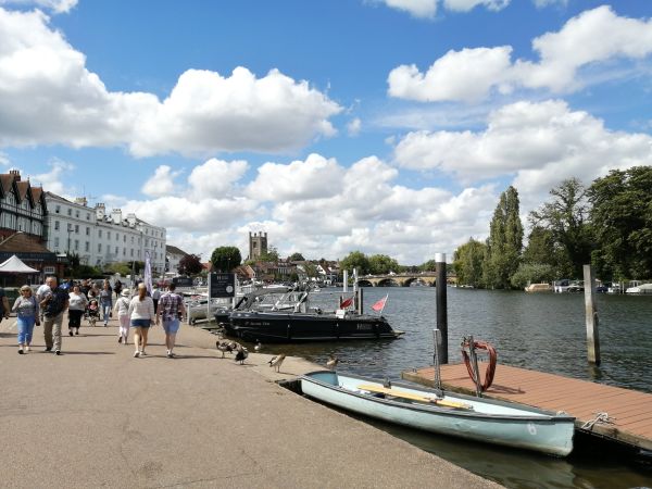 Boats along the River
