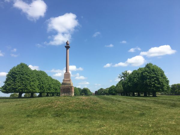 The Lytton memorial cenotaph in Knebworth Park