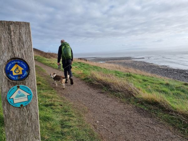 Rambler walking the coast path