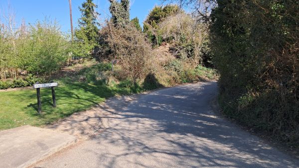 start of Whiteditch Lane