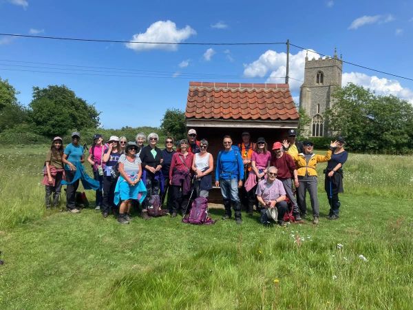Group photo of ramblers