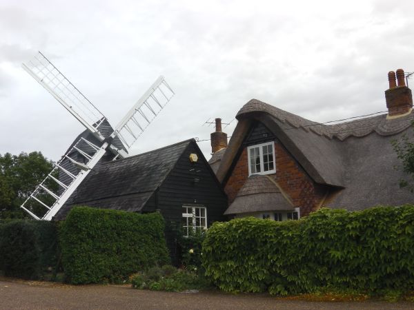 windmill and cottage
