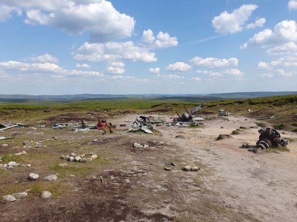 This walk includes a visit to the B29 bomber site, a sombre sight