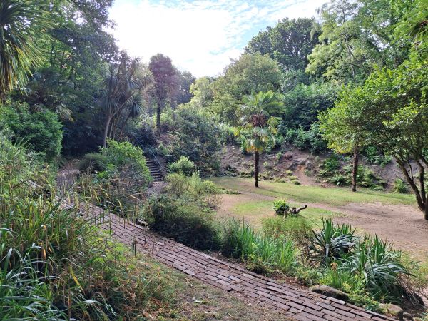 The Sunken Garden at Holly Hill Woodland Park