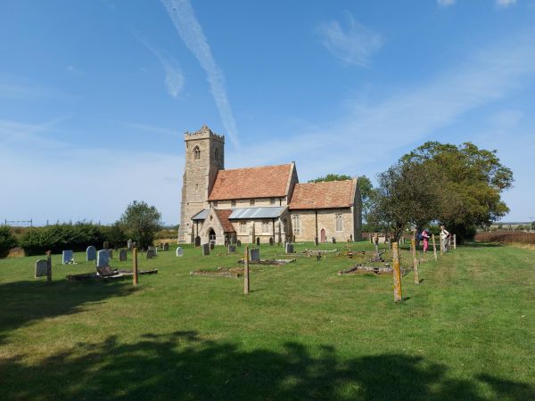isolated Wood Walton church