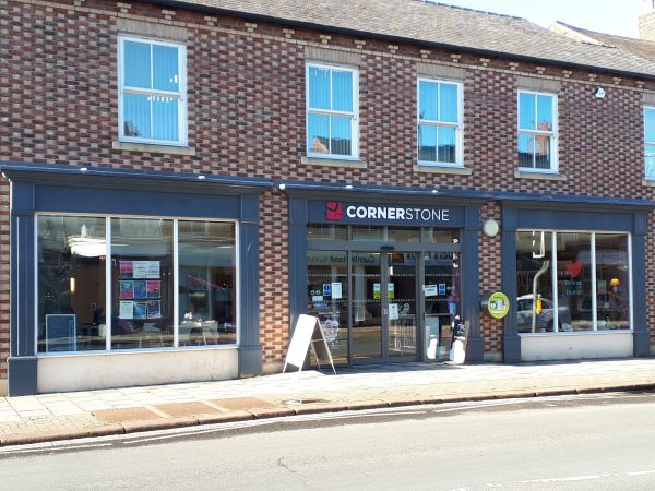 Image of the front of Cornerstone Cafe