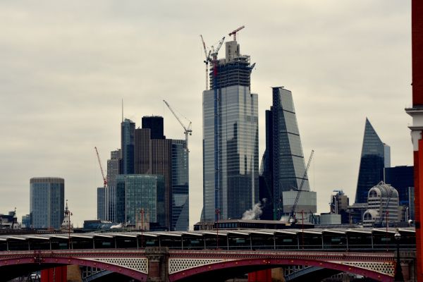 A view of the City skyline from Waterloo