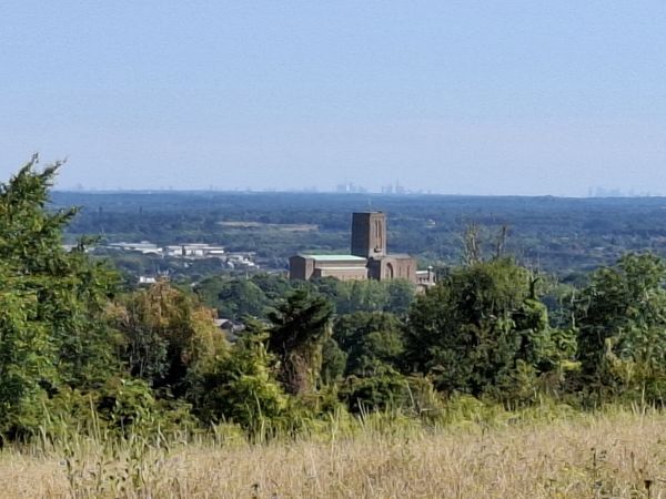 View over Guildford from Hog's Back