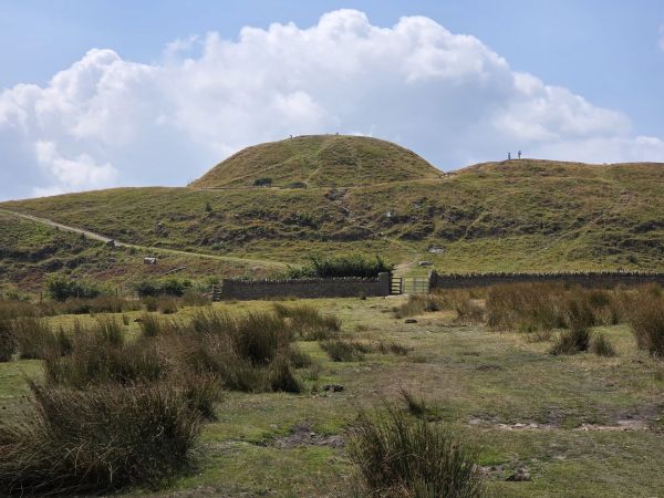 Motte and bailey on Twmbarlwm