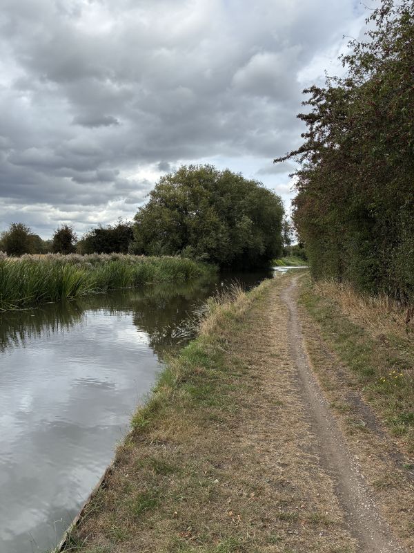 the canal towpath