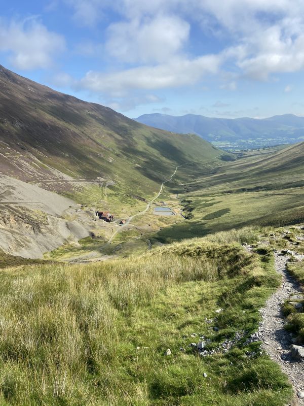 View down Coledale Valley
