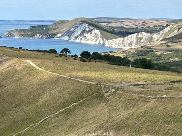 View of cliffs