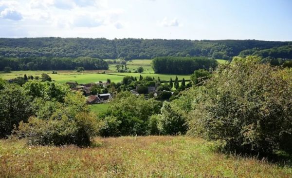 View across the valley 