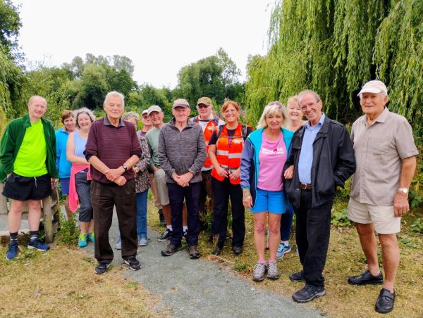 A group of walkers