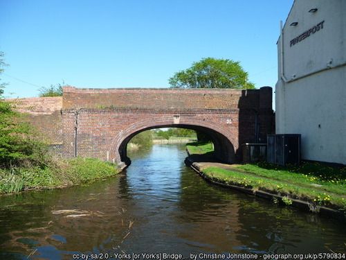 York's Bridge (the original), copyright Christine Johnstone, used under Creative commons licence v2.0. 
