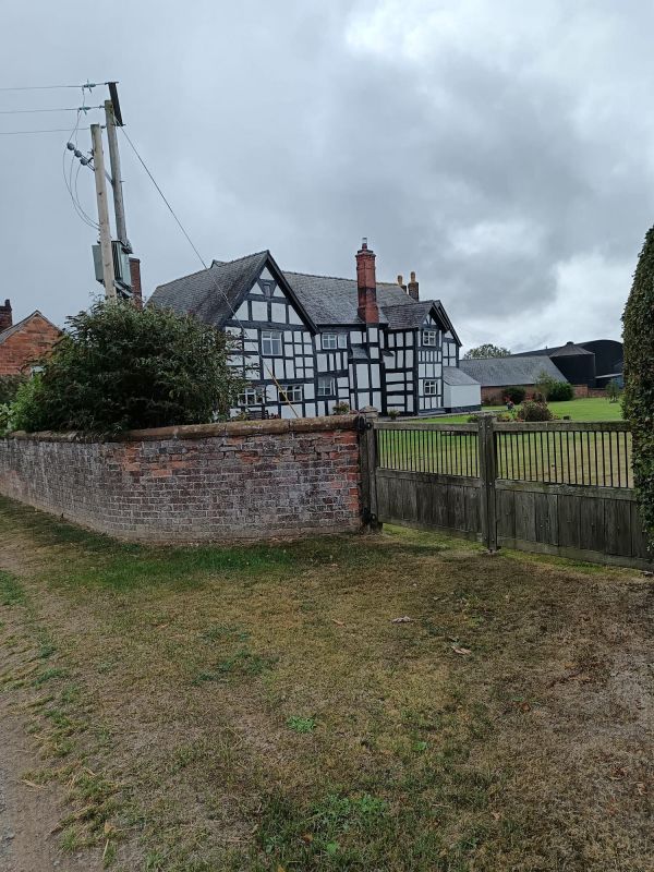 timber framed house