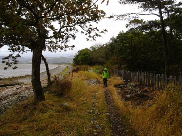 rugged terrain off and on beach